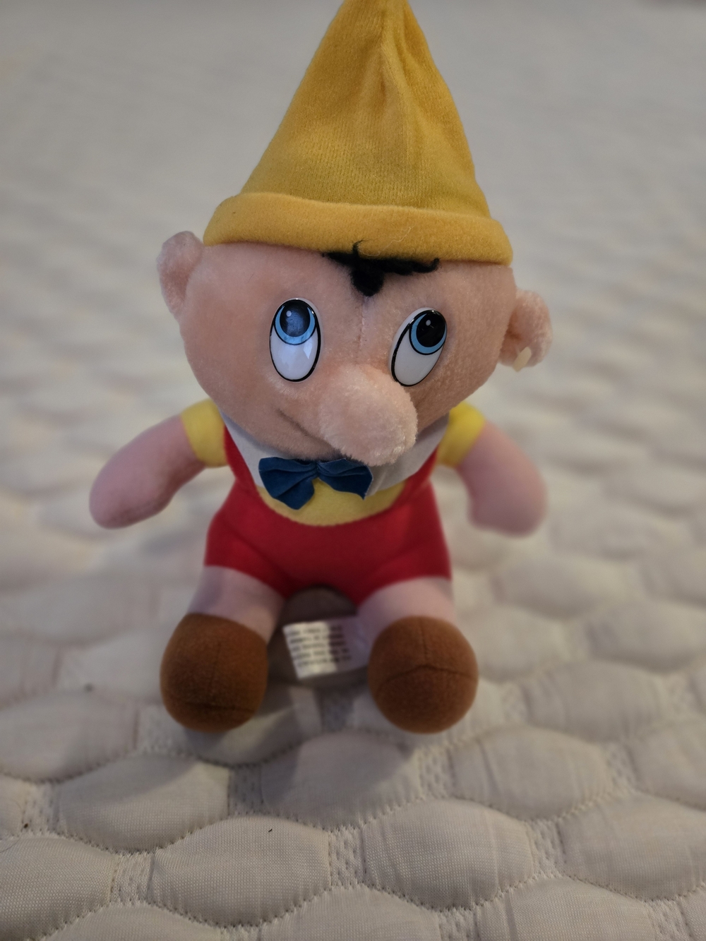 Disney's Pinocchio Small Vintage Stuffed Animal Plush Toy Hat Jumper Collectable